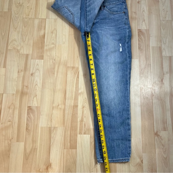 J.Crew Womens Vintage Crop Patch Medium Wash High Rise Distressed Jeans Size 29 - Picture 3 of 8